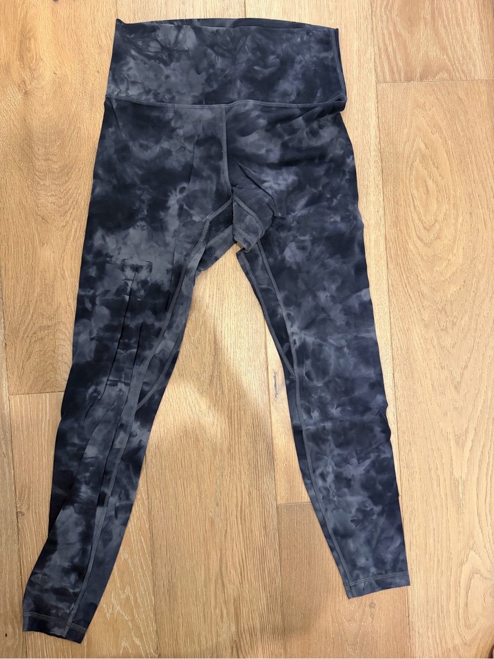 lululemon athletica Black Tie-Dye High-Rise Leggings